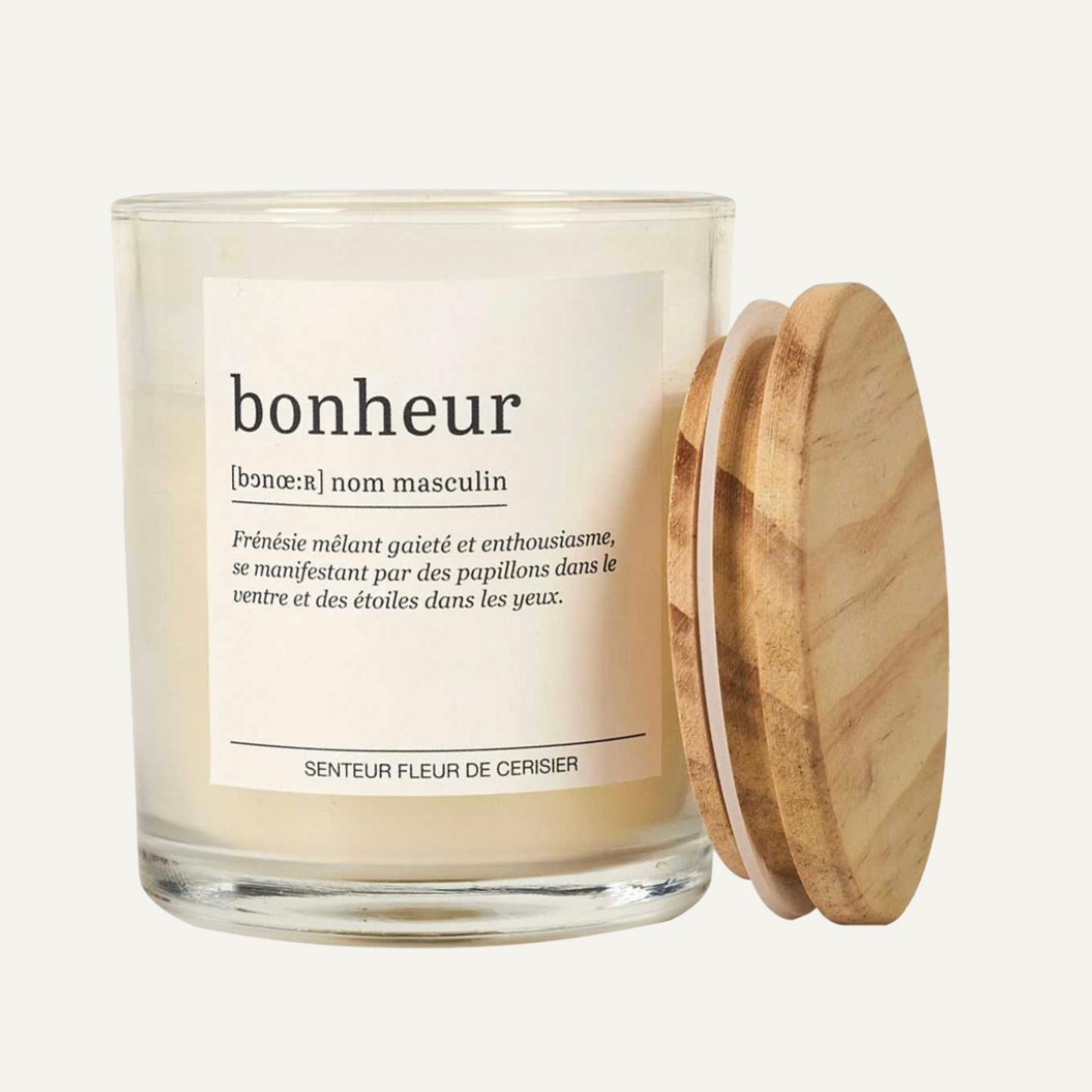 Bougie parfumée - Bonheur - Fleur de cerisier 110G