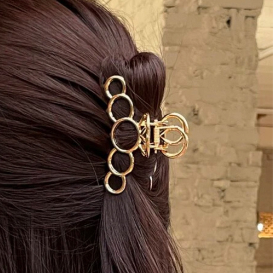 Pince cheveux dorée – Édition bijou