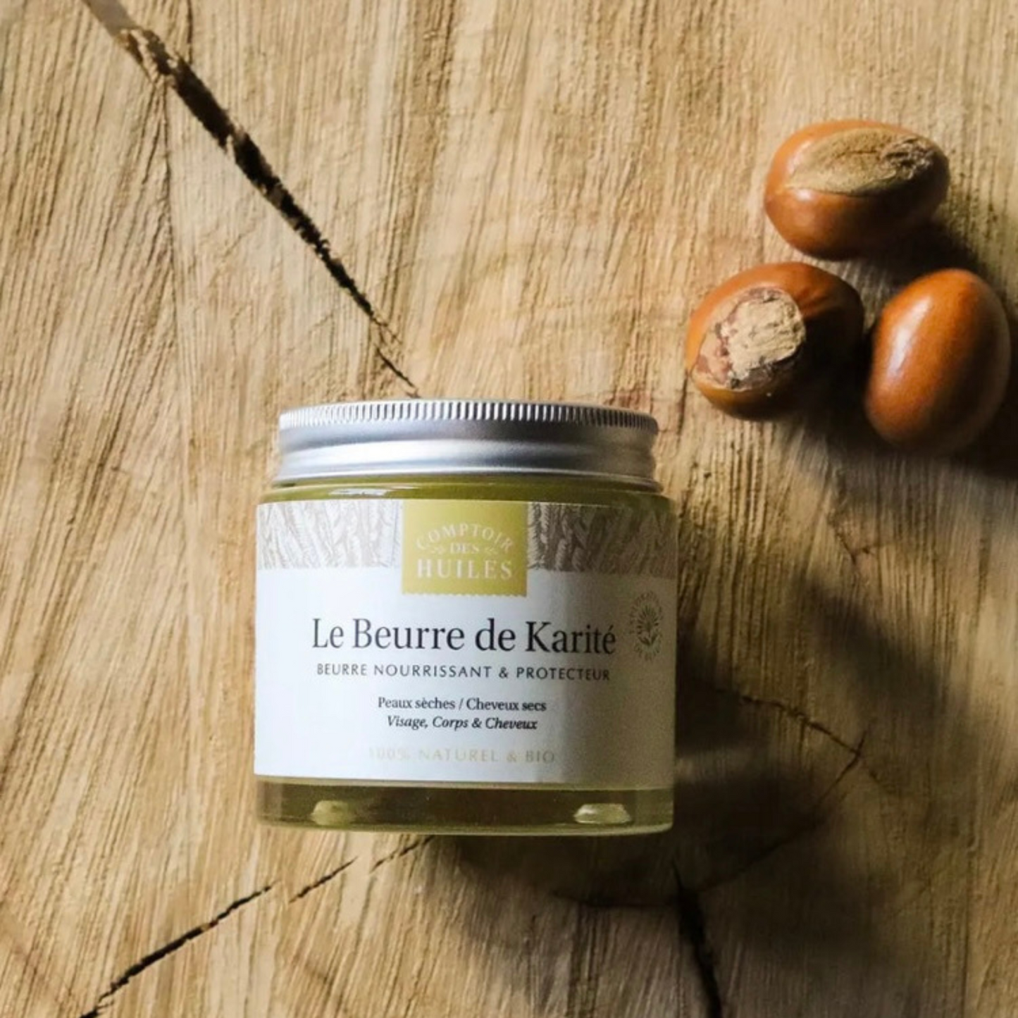 Beurre de Karité Bio 100ml - Comptoir des Huiles