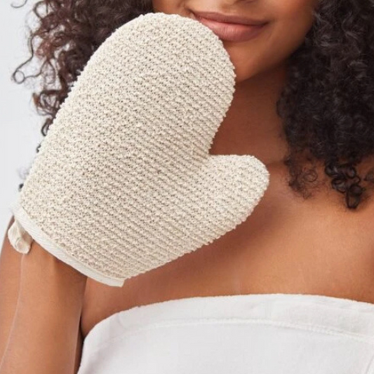 Gant de Bain Exfoliant - Cœur Douceur