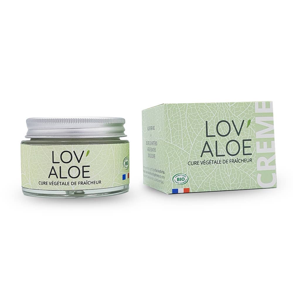 Creme Lov'aloe Bio - Aloe Vera - Hydratante - 50 ml