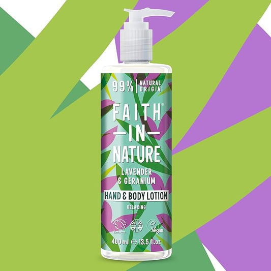 Lotion hydratante - Lavande & Géranium - Corps & mains - 400 ml