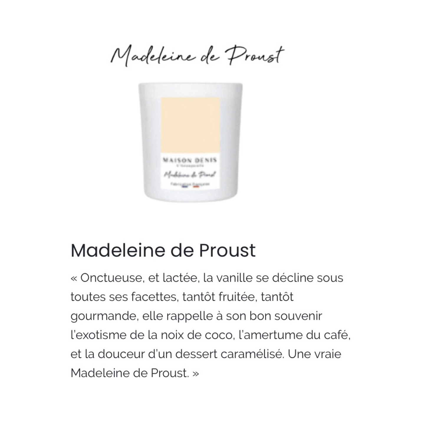 Bougie parfumée - L'intemporelle - Caramel & rhum - 150 g