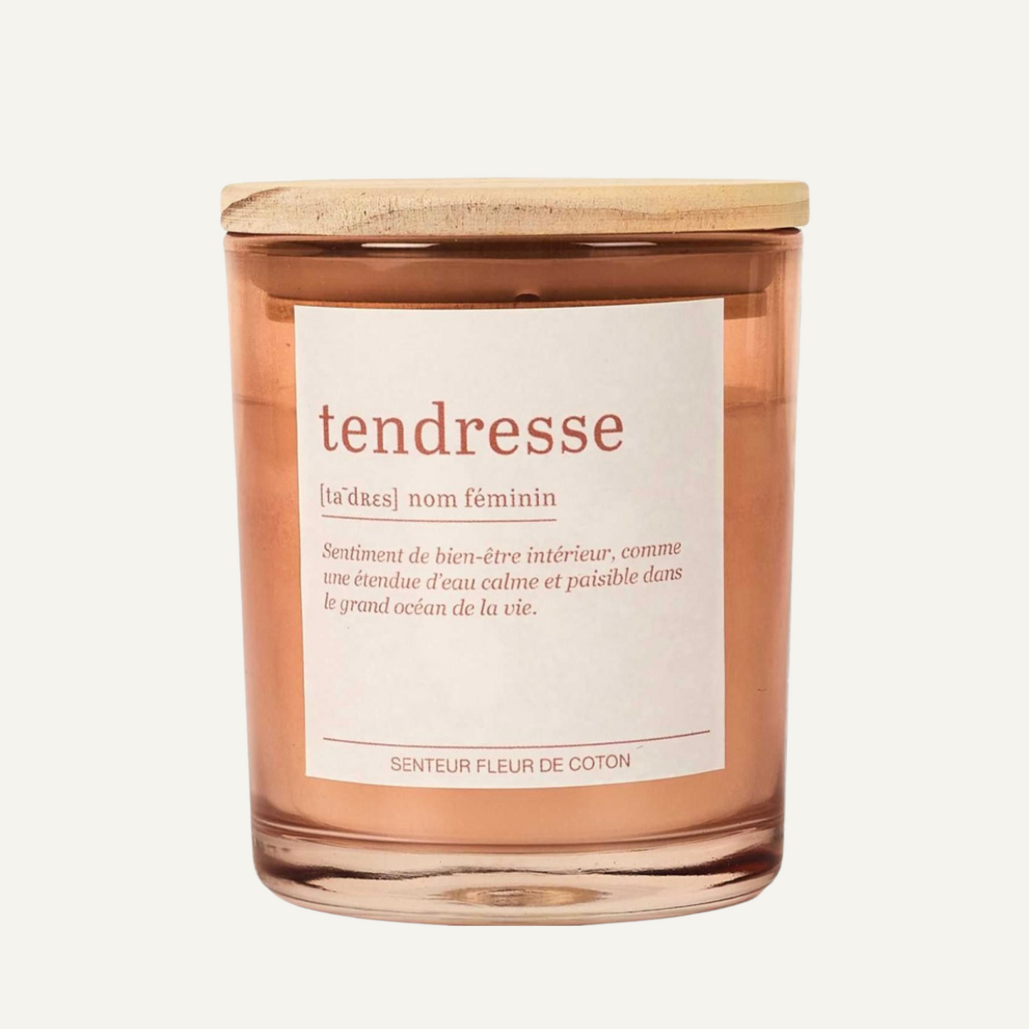 Bougie parfumée - Tendresse - Fleur de coton 110G