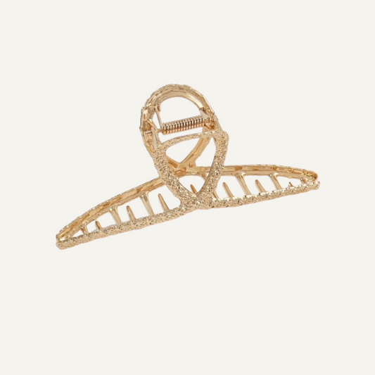 Pince cheveux dorée – Édition bijou