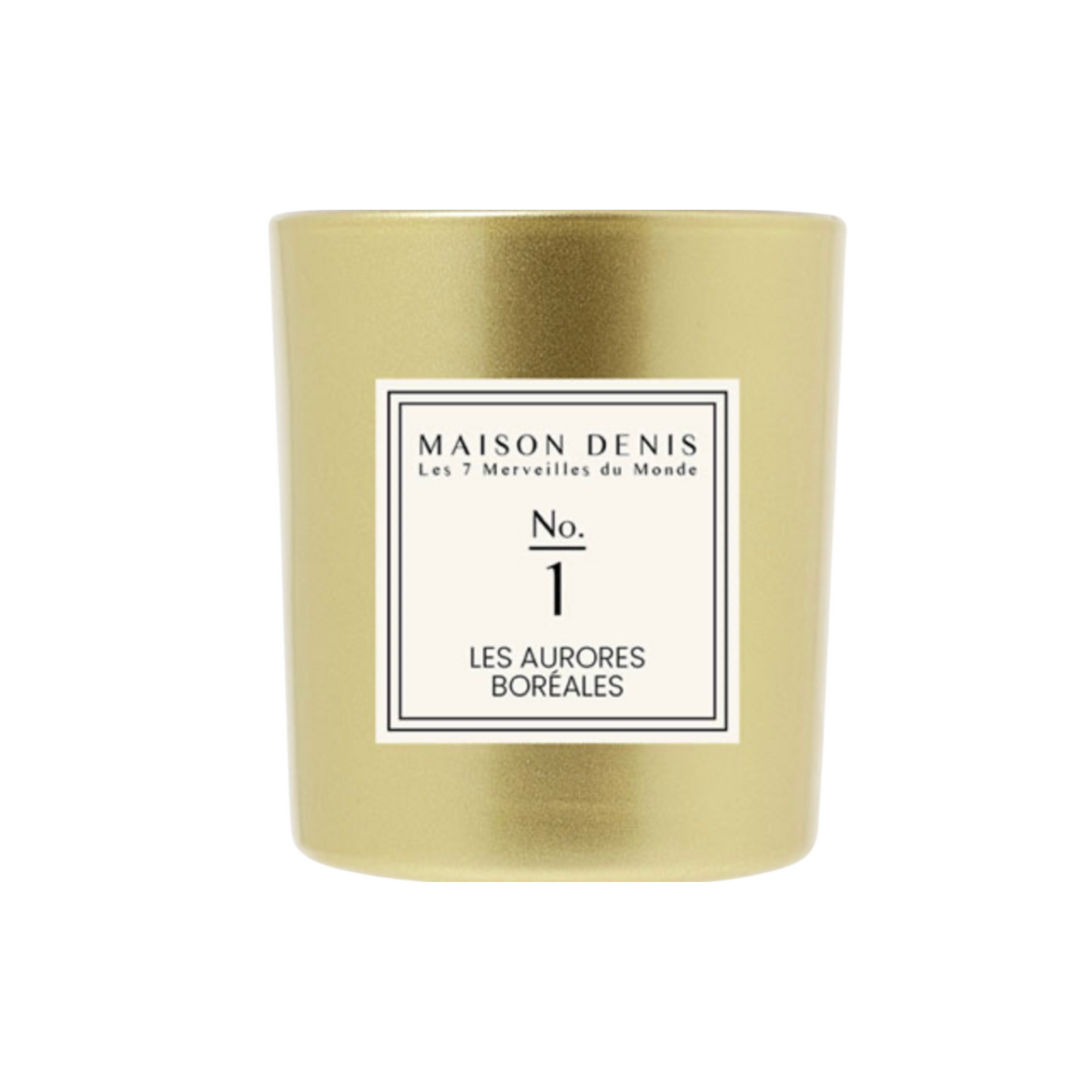 Bougie parfumée - N°1 Les Aurores Boréales - Safran & iris - 120 g