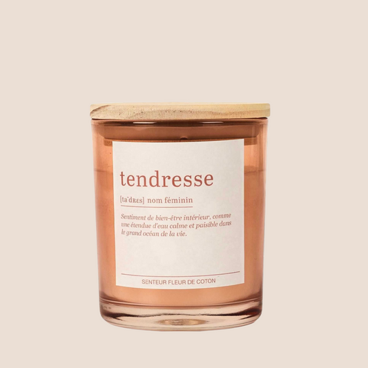 Bougie parfumée - Tendresse - Fleur de coton 110G