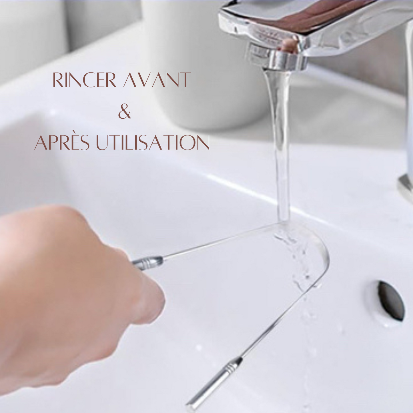 Gratte-Langue Compact en Acier Inoxydable - Lounessence