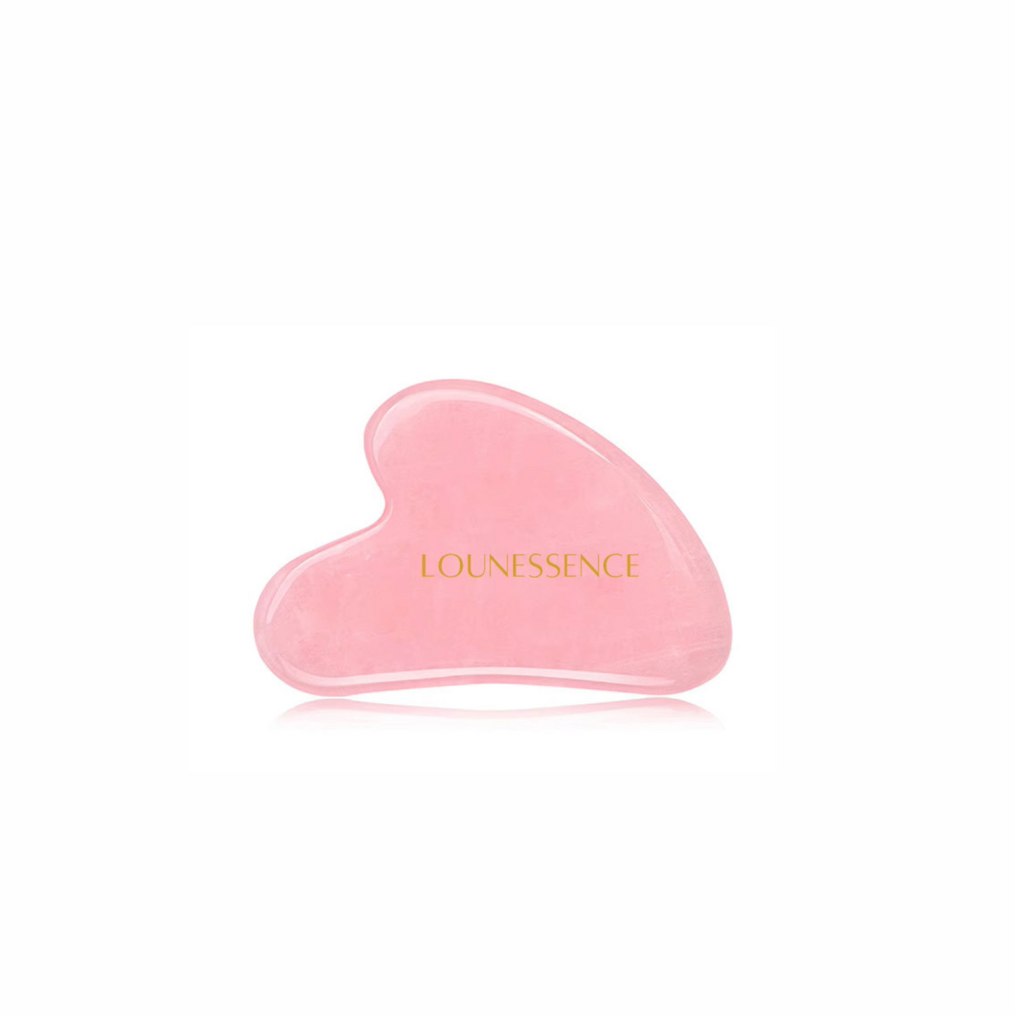Gua Sha en Quartz Rose - Visage Et Cou