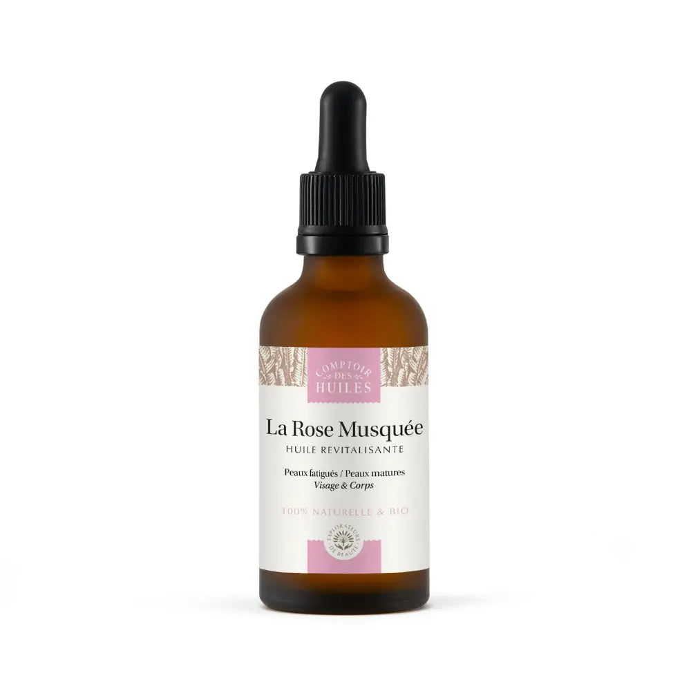 Huile de rose musquée Bio 50ml Comptoir des Huiles