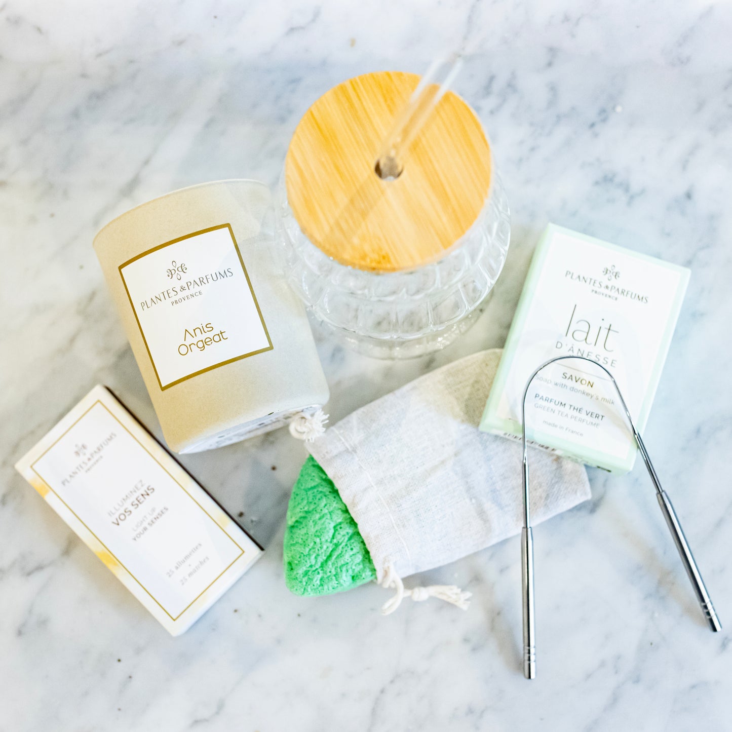 Eponge Konjac 100% Naturelle au thé vert
