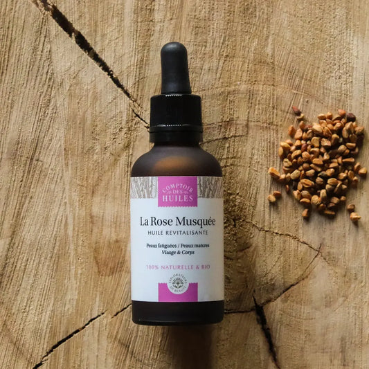 Huile de rose musquée Bio 50ml Comptoir des Huiles