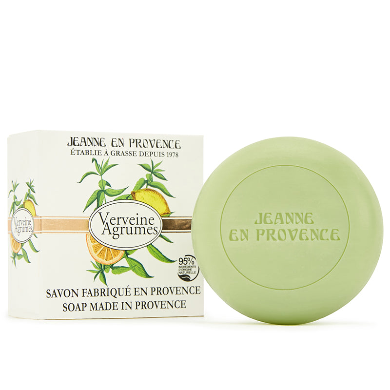 Jeanne En Provence Savon Solide Verveine Agrumes 100g