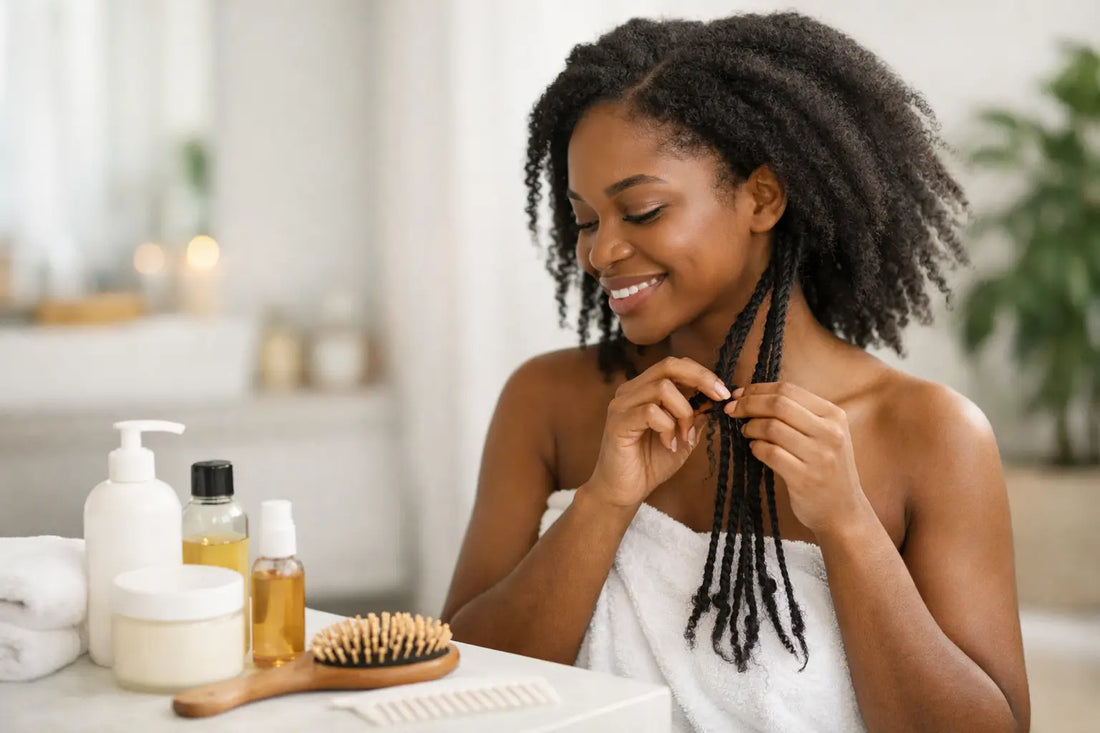 Routine cheveux après tresses les bons gestes