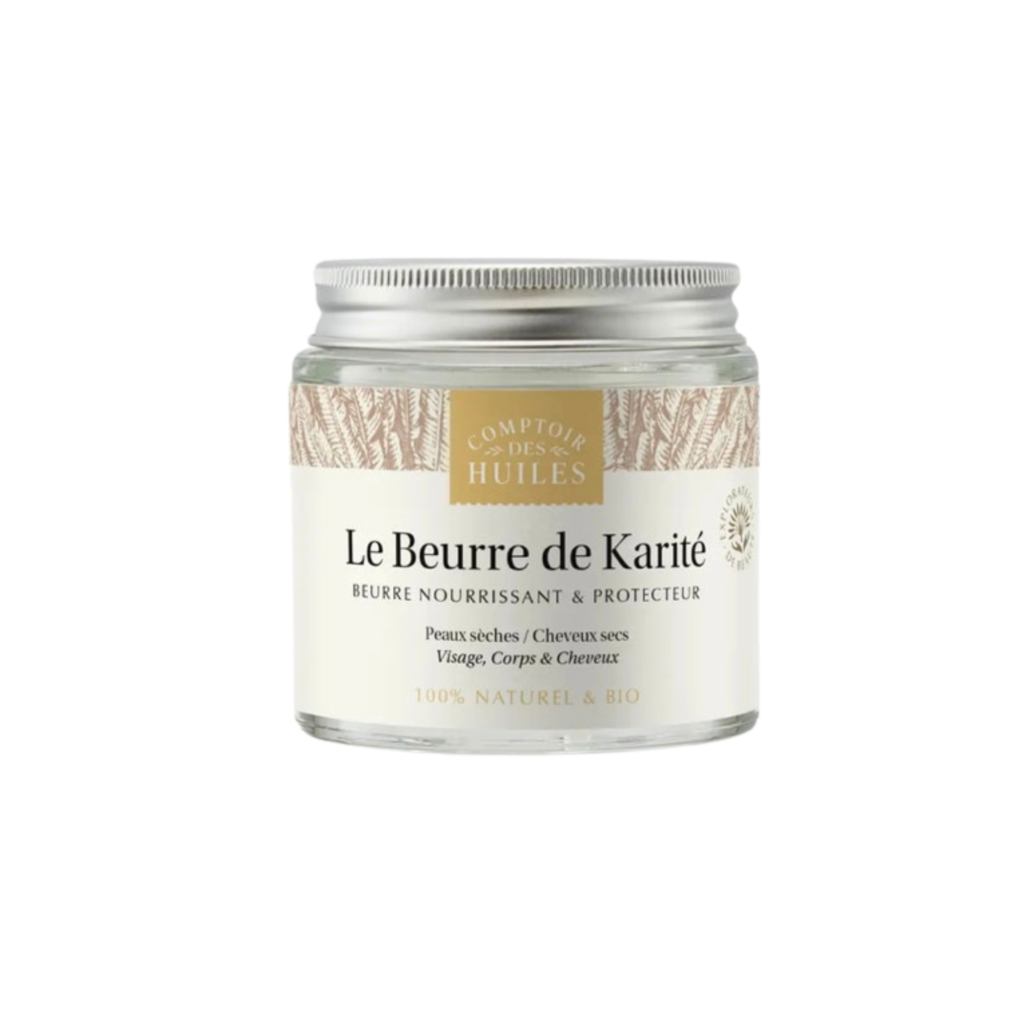 Beurre de Karité Bio 100ml - Comptoir des Huiles