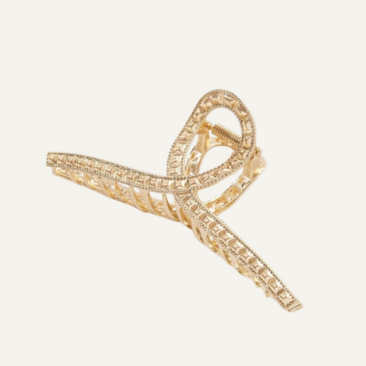 Pince cheveu dorée  – Édition bijou