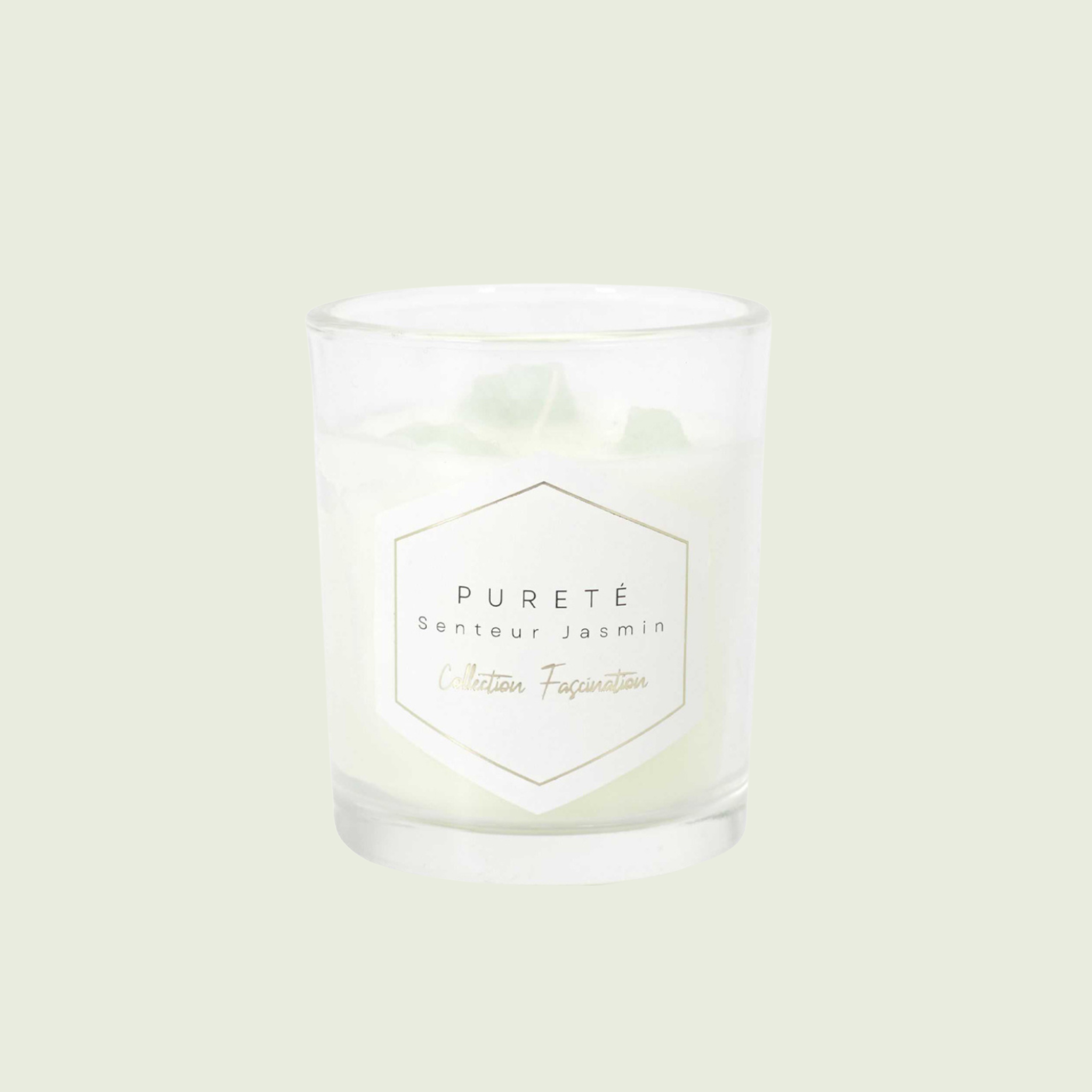 Bougie parfumée 75g - Au 3 pierres envoutantes - Parfum aléatoire