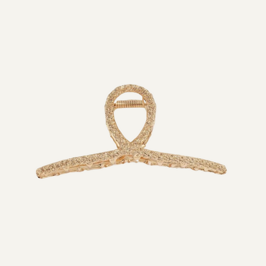 Pince cheveux dorée – Édition bijou
