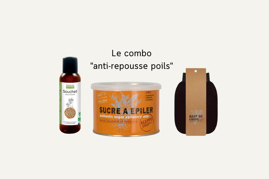Routine Épilation Douce Cire au Sucre & Huile de souchet