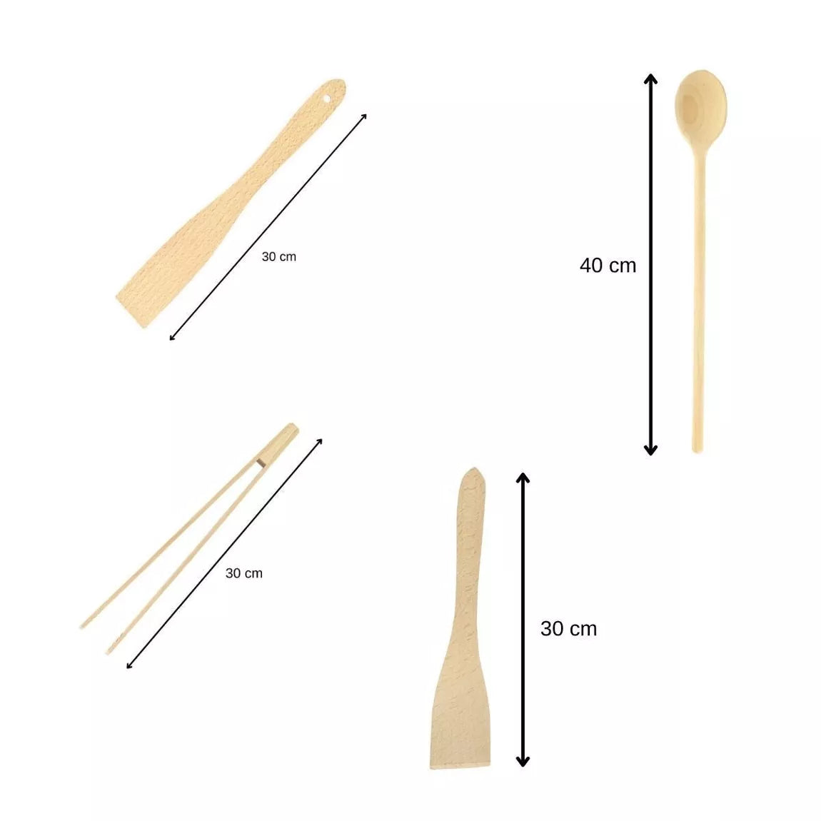 Ensemble de 4 ustensiles de cuisine Fackelmann Boissellerie